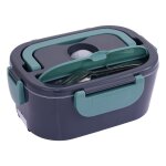 Bo�te a d�jeuner electrique en acier inoxydable, chauffage des aliments pour la maison, tol�rance aux ...