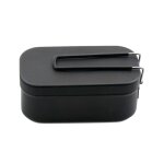 Bo�te a d�jeuner japonaise en aluminium avec poign�e pliante, pour l'ext�rieur, portable voyage pique ...