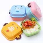 Bote a djeuner portable colore de dessin anim, bote a bento de nourriture pour enfants a 2 couches, ...