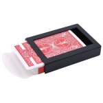 Bo�te de disparition de poker magique populaire, tour de magie, etui amusant, carte a jouer incroyable, ...