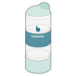 Botes doseuses lait babydose arctic blue - babymoov