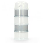 Bote doseuse de lait empilable transparent