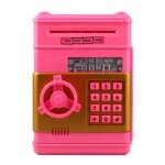 Bote d'epargne pour enfants, caisse electronique avec verrouillage automatique du code de dpt, billet ...