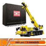 Avec bo�te exclusif - ensemble de briques de construction pour enfants, 665 pi�ces, id�es de grue mobile, ...