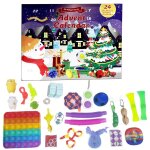 Bo�te a jouets antistress, compte a rebours de no�l, calendrier de l'avent, cadeau sensoriel pour f�te ...