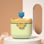 Boîte a lait en poudre pour bébé, portable, mignon ours, boîte de stockage des aliments, céréales essentielles ... Boîte a lait en poudre pour bébé, portable, mignon ours, boîte de stockage des aliments, céréales essentielles ...