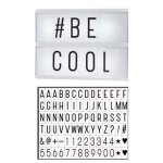 Bo�te a lumi�re pour cin�ma, format a4 a5, panneau d'affichage pour enfants avec lettres / chiffres noirs, ...