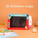 Boîte magique d'animation 3d, cartes cognitives d'animaux, mémoire visuelle éducative pour enfants, jouets ... Boîte magique d'animation 3d, cartes cognitives d'animaux, mémoire visuelle éducative pour enfants, jouets ...