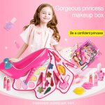 Bote de maquillage pour enfants, ensemble de jouets, maison de jeu, bijoux, chaussures a talons hauts, ...