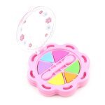 Bote de maquillage pour filles, 1 pice, jeu de simulation, jouet a la maison, tarte a poudre, couleur ...