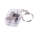 Bo�te a musique 18 tons pour enfants, porte - cl�s de mouvement, manivelle pratique, etui musical, cadeau ...