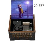 Bote a musique en bois avec bouton automatique, pour couple, mascotte porte - bonheur, cadeaux pour ...