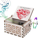 Boîte a musique en bois gravée vintage, mécanisme, vous etes mon phare, cadeau pour fille, femme, mère, ... Boîte a musique en bois gravée vintage, mécanisme, vous etes mon phare, cadeau pour fille, femme, mère, ...