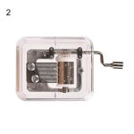 Boîte a musique carrée compacte en métal, mini manivelle, facile a utiliser, exquise, portable, etui, ... Boîte a musique carrée compacte en métal, mini manivelle, facile a utiliser, exquise, portable, etui, ...