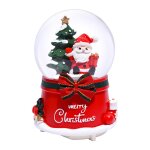 Bote a musique crative en rsine, boule de neige flottante et rotative en cristal, fournitures pour ...