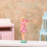 Bote a musique de danseuse de ballet, figurine de princesse, ornement, accessoires de brev - type bleu ...