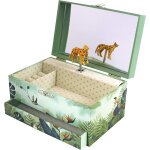 Boite a musique enfant - boite a bijoux et tresors musicale chat lutin petit pois - cadeau de naissance ...