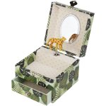 Boite a musique enfant - boite a bijoux et tresors musicale chat lutin petit pois - cadeau de naissance ...