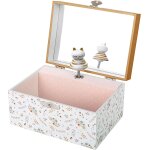 Boite a musique enfant - boite a bijoux et tresors musicale chat lutin petit pois - cadeau de naissance ...