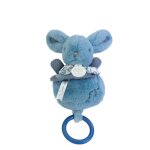 Boîte à musique lapin doudou bleu - doudou et compagnie Boîte à musique lapin doudou bleu - doudou et compagnie