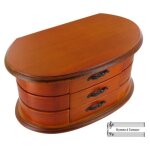 Bo�te a musique - lutece creations - hymne a l'amour - ballerine dansante - 8 tiroirs