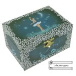Bo�te � musique - lutece creations - le lac des cygnes - 18 notes - ballerine dansante