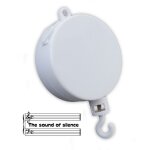 Bo�te a musique pour mobile - the sound of silence (p. simon) - 18 notes - blanc