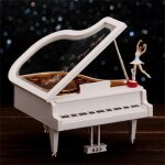 Bote  musique en plastique en forme de coeur pour phtalballerine, carrousel, manivelle  main, mcanisme, ...
