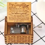 Bo�te a musique r�tro en bois, maniivelle manuelle originale, durable, d�licate, pour enfants, cadeaux ...