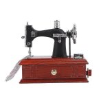 Boîte a musique vintage pour machine a coudre a pédale - rangement décoratif pour bijoux, marron, 14, ... Boîte a musique vintage pour machine a coudre a pédale - rangement décoratif pour bijoux, marron, 14, ...