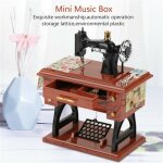 Boîte a musique vintage, mini machine a coudre mécanique, cadeau de noël, décor de table, jouet musical ... Boîte a musique vintage, mini machine a coudre mécanique, cadeau de noël, décor de table, jouet musical ...