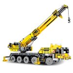 Pas de bo�te originale - blocs de construction de grue mobile de voiture d'ing�nierie jaune, 665 pi�ces, ...