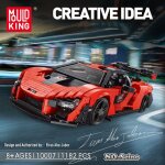 Pas de bote originale - ide de crativit, senna moul, 1182 pices, techni racing, voiture de sport, ...