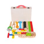Bote  outils en bois pour enfants, ensemble de jeu de simulation, jouets ducatifs montessori, dmontage ...