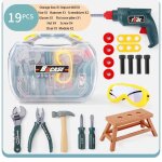 Bote a outils d'entretien pour enfants, maison de jeu, simulation de tournevis, dmontage et assemblage, ...