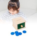 Bo�te a pi�ces montessori pour b�b�, mat�riel educatif d'apprentissage pr�scolaire pour tout - petits, ...