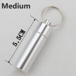 Boîte a pilules en alliage d'aluminium etanche, nouveau boîtier a médicaments portable porte - bouteille ... Boîte a pilules en alliage d'aluminium etanche, nouveau boîtier a médicaments portable porte - bouteille ...
