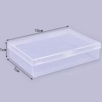 Botes en plastique transparentes pour cartes a jouer, conteneur pp mallette de rangement, emballage ...