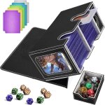 Bote porte - cartes pour jusqu' 380 + cartes, bote de deck avec 6 plaques de sparation, porte deck ...