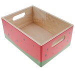 Bote de rangement en bois pour enfant, jouet educatif, jeu de rle, cuisine, jus, aliments, coffret