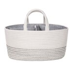 Bo�te de rangement de couches pour b�b� 100% coton, panier de couches pour chambre de b�b�, lingettes ...