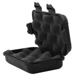 Bote de rangement tanche antichoc de survie en plein air, conteneur scell, tui de voyage noir s