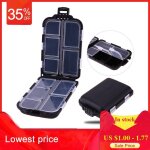 Bo�te de rangement en plastique, 6 / 10 / 12 compartiments, bo�te de rangement pour leurre, cuill�re, ...