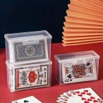 Boîte de rangement en plastique transparent, boîte de rangement polyvalente pour carte de jeu, carte ... Boîte de rangement en plastique transparent, boîte de rangement polyvalente pour carte de jeu, carte ...
