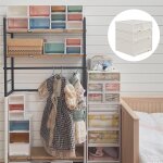 Bo�te de rangement a tiroirs pour maison de poup�e, 4 pi�ces, d�coration de simulation de poup�e de b�b�, ...