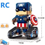 D pas de bo�te - robot sur chenilles rc technique blocs de construction electriques, briques, programmation ...