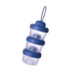 Bote de stockage de lait en poudre de 60ml / 120ml, distributeur de collations a 3 couches pour bbs, ...
