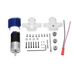 Boite de vitesses de transfert en m�tal 370 moteur pour boitier de voiture wpl b - 24 b16 b36 c24 1 / ...