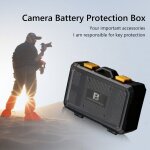 Botier de protection de batterie d'appareil photo dslr, etui de rangement sd tf pour canon lp e6 sony ...