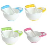 Bol en deux pièces pour bébé, apprendre la vaisselle, bol de broyage fait a la main, compléments alimentaires, ... Bol en deux pièces pour bébé, apprendre la vaisselle, bol de broyage fait a la main, compléments alimentaires, ...